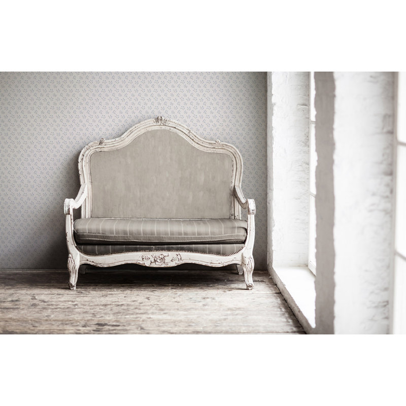 Maison Charme Floral Forget Me Not Motif 10.05m x 53cm Wallpaper Roll, Grey