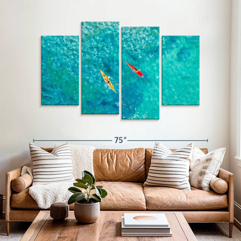 Sireci Kayaking Couple, 42" H x 68" W