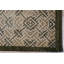 Tapis noir sophistiqué en laine noué à la main de style transitionnel Nadia-715487168