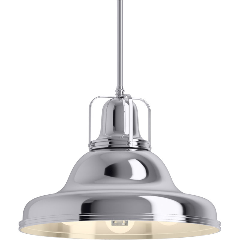 Hauksbee Xl Pendant, Polished Chrome