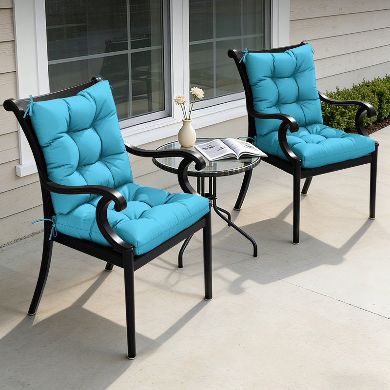 Indoor And Outdoor 5"  Seat/Backcushion, Aqua Blue