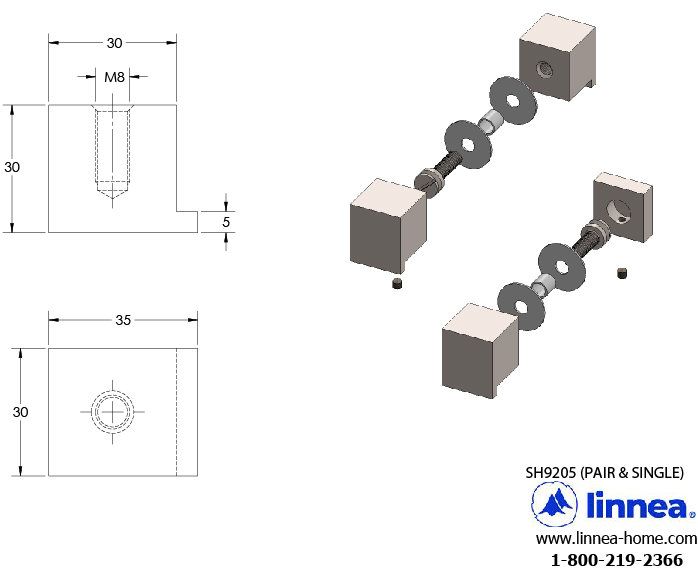 Stainless Steel Hardware, Satin Black