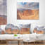 Coussin lombaire imprimé Clay Rocks autour de Ryad