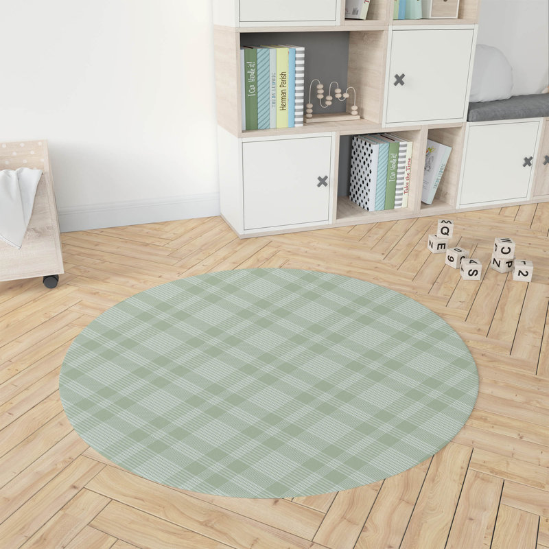 Tapis de jeu Lily Tartan, Vert