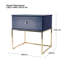 Honester 50.2cm W Bedside Table