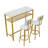 Dining Table Set With 2 Stools