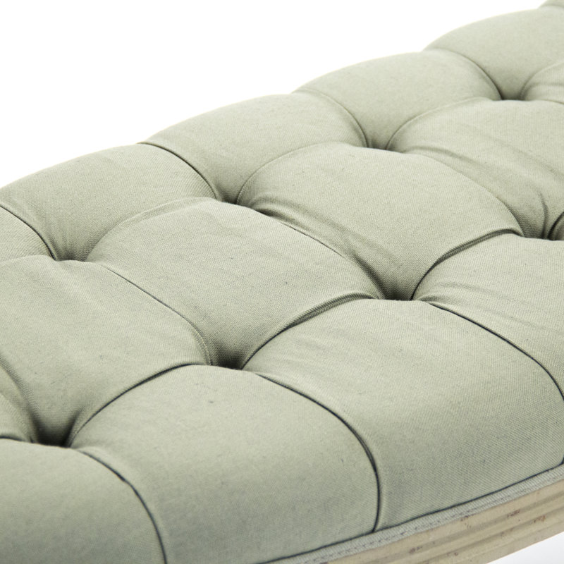 Bodil Upholstered Bench, Sage Green