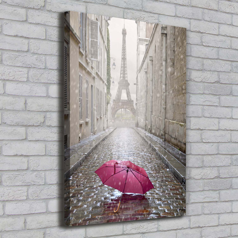 Parasol France - Wrapped Canvas Print