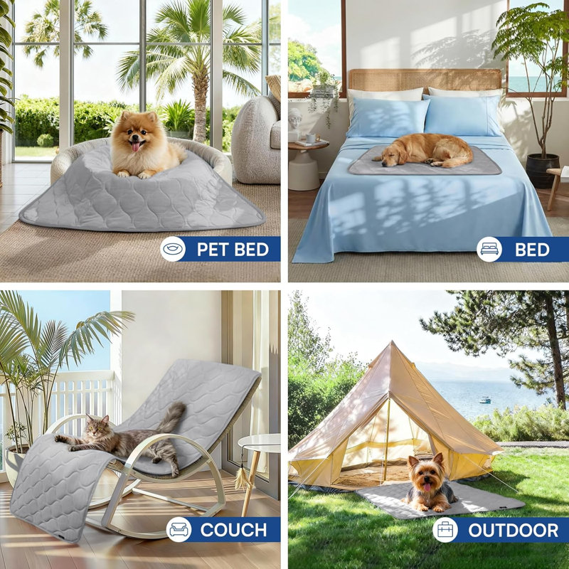 Housse imperméable pour tapis de refroidissement pour chiens