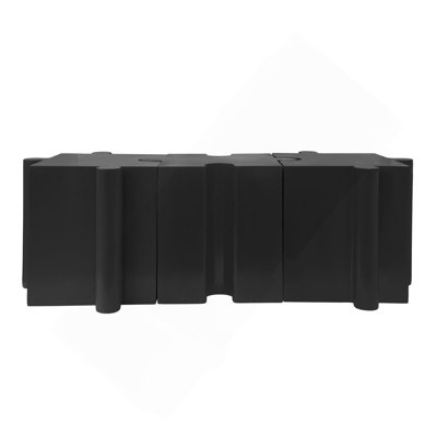 3-Piece Artistic Puzzle Table Set,Modular MGO Side Tables With Interlocking Design (2 Convex & 1 Concave), 200Lb Capacity For Indoor & Outdoor