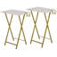 Aspynn Cross Legs Side Table Set
