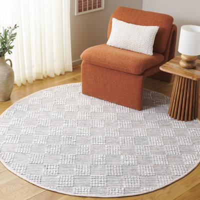 Tapis argent / ivoire Thanbir 979
