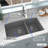 Karran Quartz 32'' X 19-1/2'' Double Bowl 60/40 Undermount Kitchen Sink Kit-50597890