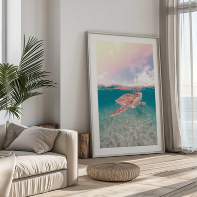 Imprimé Serene Sea Turtles 