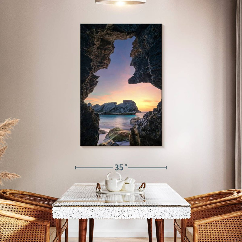 Gillard Sea Cave aux Bermudes, H 48 po x l 32 po