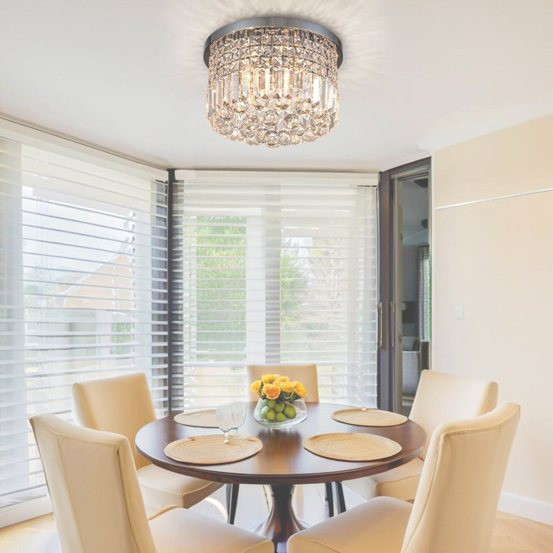Modern Raindrop Crystal Ceiling Light