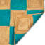 Tapis géométrique tissé à la main