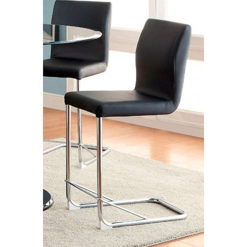 De 2 chaises de salle à manger rembourrées, avec détails, cadre de siège élégant et repas, alimentation contemporaine