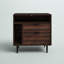 Table de chevet 2 tiroirs avec rangement pour magazines Aderita-906105347