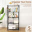 Étagère Aleandra H 64 po x l 27,95 po x P 14,57 po-668587649