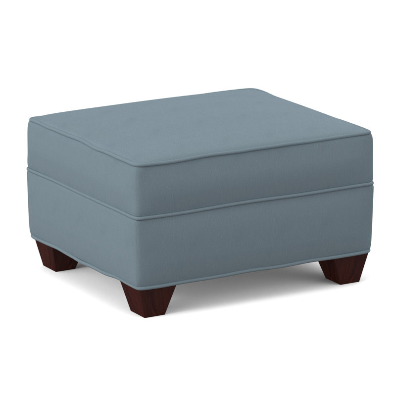 Repose-pieds rectangulaire large de 26 po Phillips, Empire acajou, Dillon Williamsburg