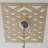 28"OD x 7 1/4"ID x 3/8"T Chevron Wood Fretwork Pierced Ceiling Medallion, Alder-63412055-63412031