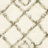 Benyam Hand Tufted Nz Wool/Cotton Geometric Rug in Ivory/Green-2089082372