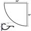 Tablette d'angle en verre Daesean-699693617-684527473
