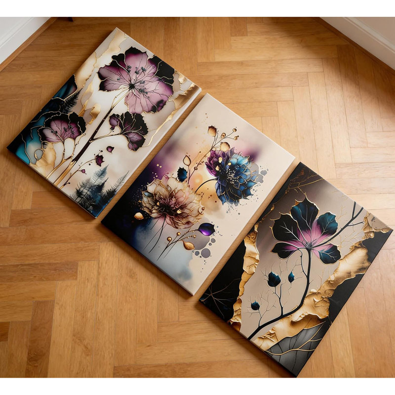 3 Piece Wrapped Canvas Print