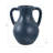 Kenith Handmade Terracotta Decorative Vase with Handle – Artisan Pottery Accent Vessel with Rustic Charm - Blue-117574211