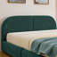 Structure de lit tapissier de style minimaliste moderne - Tissu de fil circulaire-1620655503