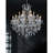 Orr 19-Light Chandelier, 32 Inch Chrome Crystal Ceiling Fixture for Dining Room, Bedroom, or Foyer-21669752