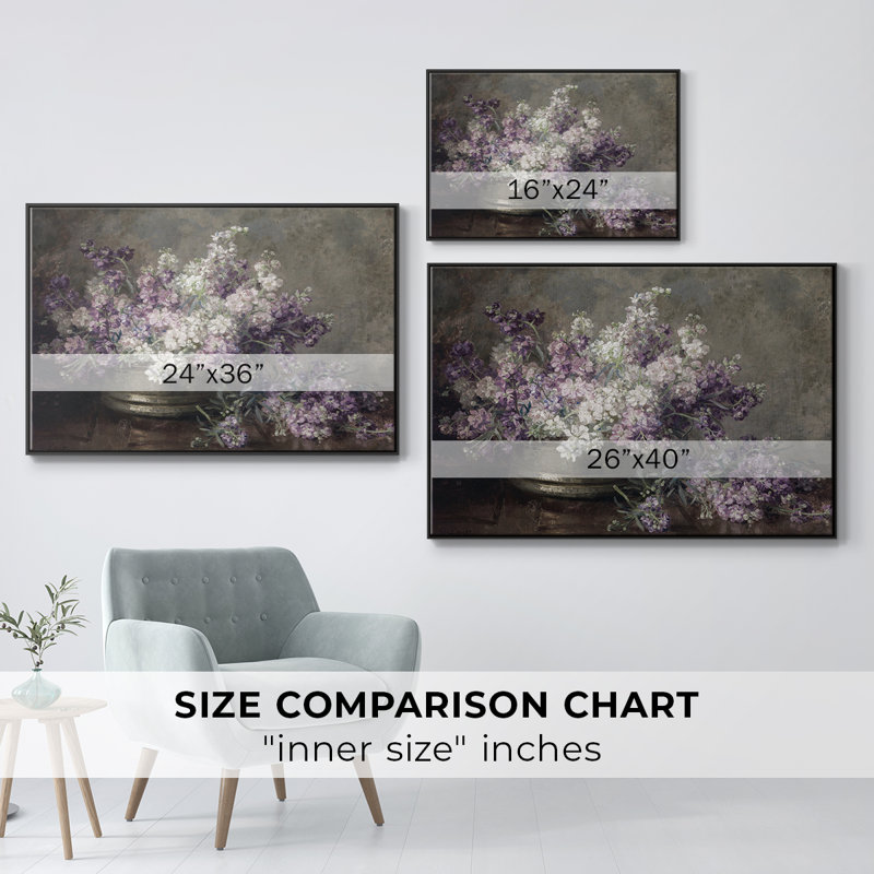 Paysage rétro - DCCLxxxi - impression, Toile avec cadre flottant noir, H 27 po x l 41 po x P 2 po