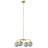 4 - Light Steel Dimmable Sputnik Modern Linear Chandelier-499618727-509103576