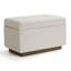 Ensemble de 2 bancs de repose-pieds rembourrés avec rangement pour chambre à coucher, bout de lit, entrée et salon-132394700