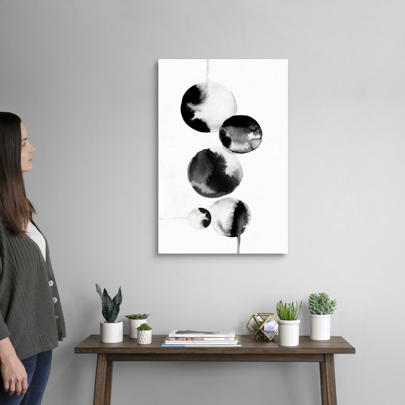 Reproduction d’art sur toile, "gouttes Bubbles I" par PI studio, Toile tendue, H 30 po x l 20 po x P 1,25 po