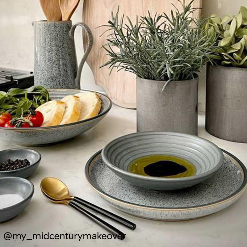Denby Studio Grey Medium Coupe Plates