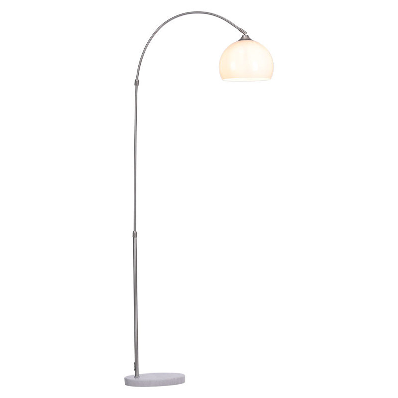 180cm Silver Arched Floor Lamp