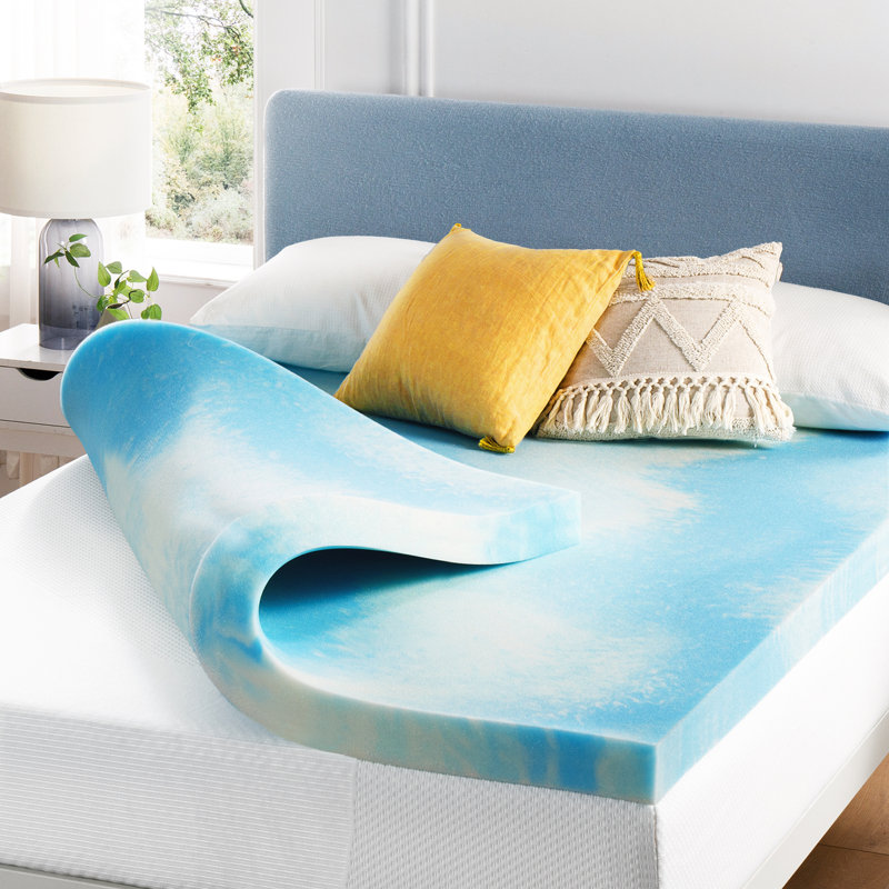 Schererville Alwyn Home Gel Memory Foam No Mattress Topper, 3", King