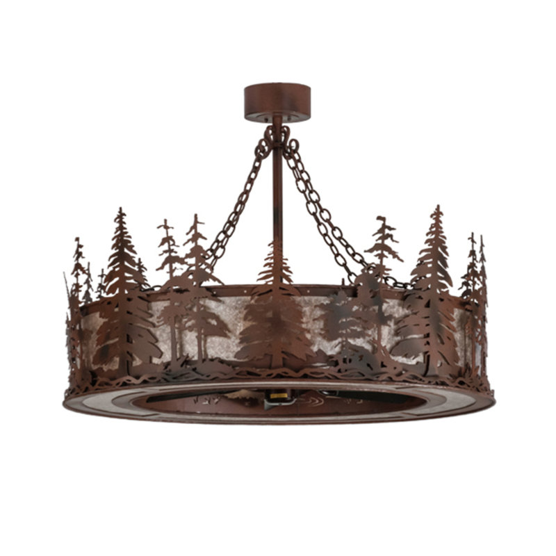 Tall Pines Downrod Ceiling Fan