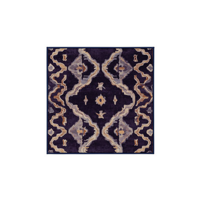 Tapis mauve lavable à la machine