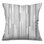 Gray Stripes Throw Pillow, Pattern Double Sided Pillows