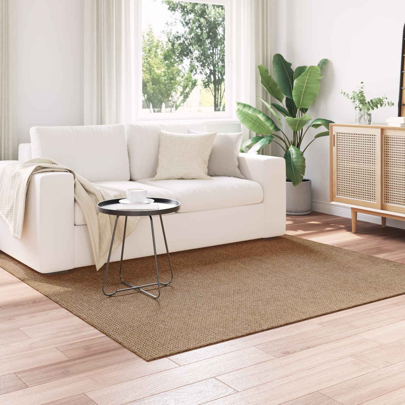 Modern Indoor and Outdoor Rug, Square 120 cm