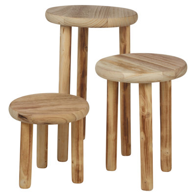 Clyne Counter Stool with Solid Wood Frame