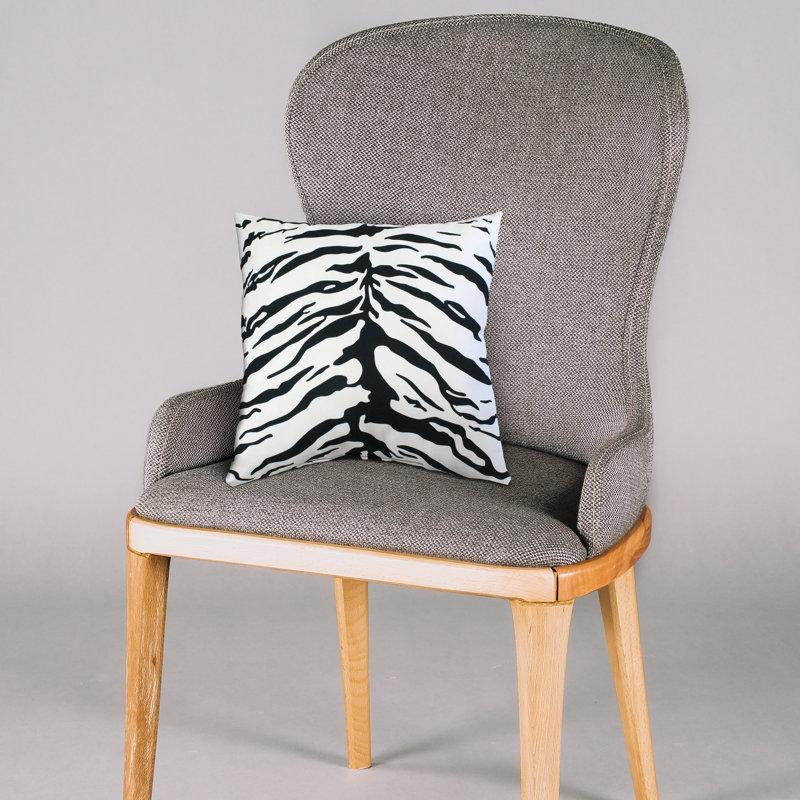  Housse de coussin décoratif en polyester / mélange de polyester, Blanc