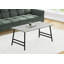 Table basse, accent, cocktail, rectangulaire, salon, métal, stratifié, brun, noir-1322757570-1322757573