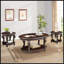 Table basse ovale en bois 42 po-456763633