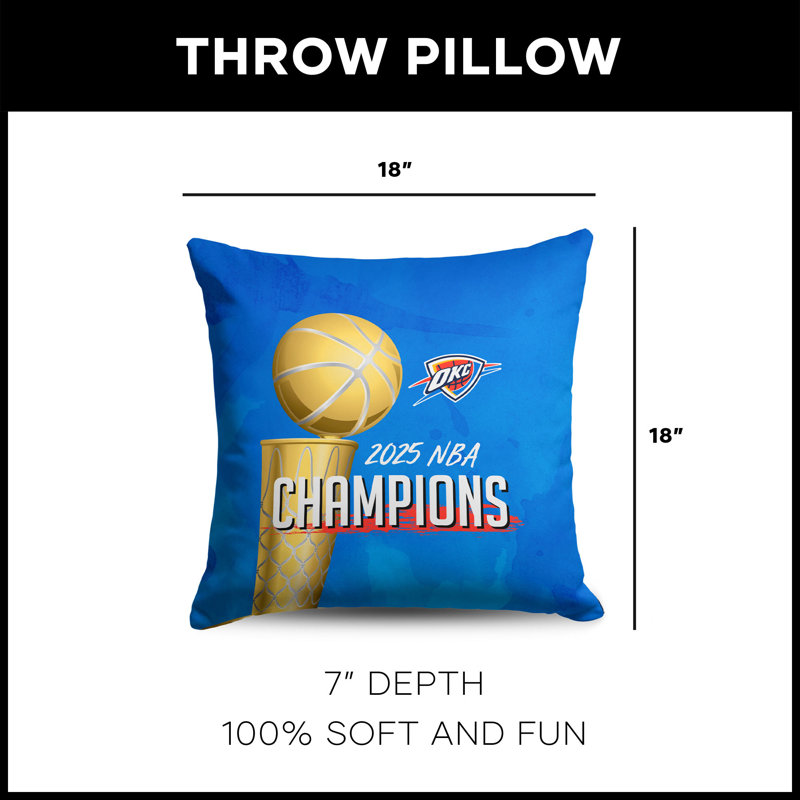 Coussin NBA Oklahoma City Champs Thunder Buckets