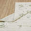 Hand Knotted Wool Abstract Area Rug in White/Green/Cream-279685751