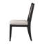Chaise d'appoint Nayib en gris et noir